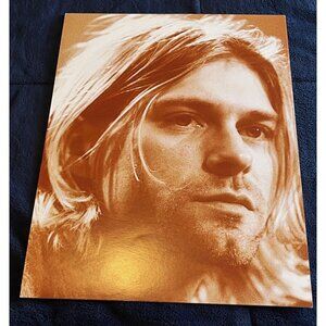 Kurt Cobain Sepia Photograph 14" x 11" Poster Grunge Rock Music Nirvana